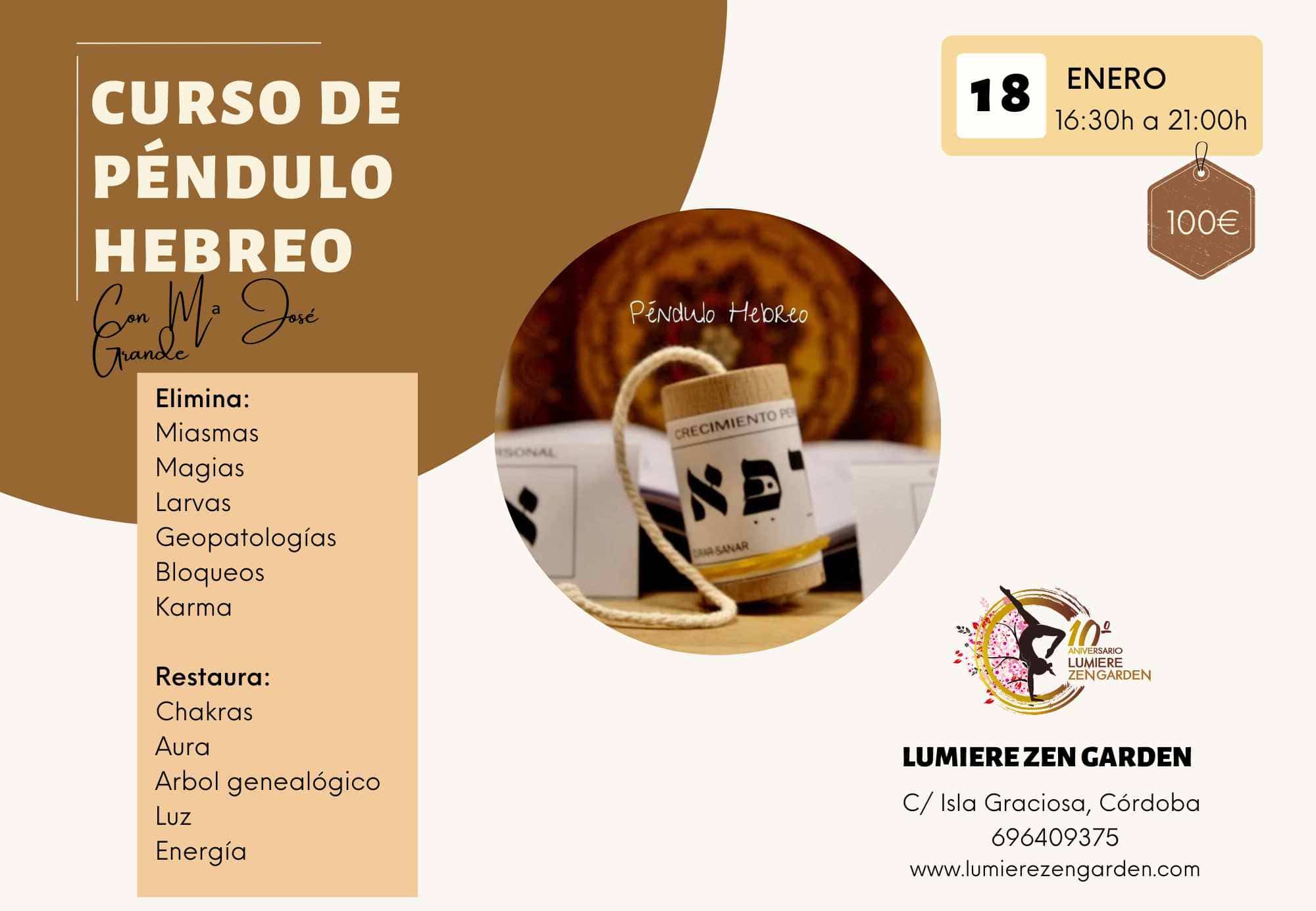 Taller de péndulo hebreo