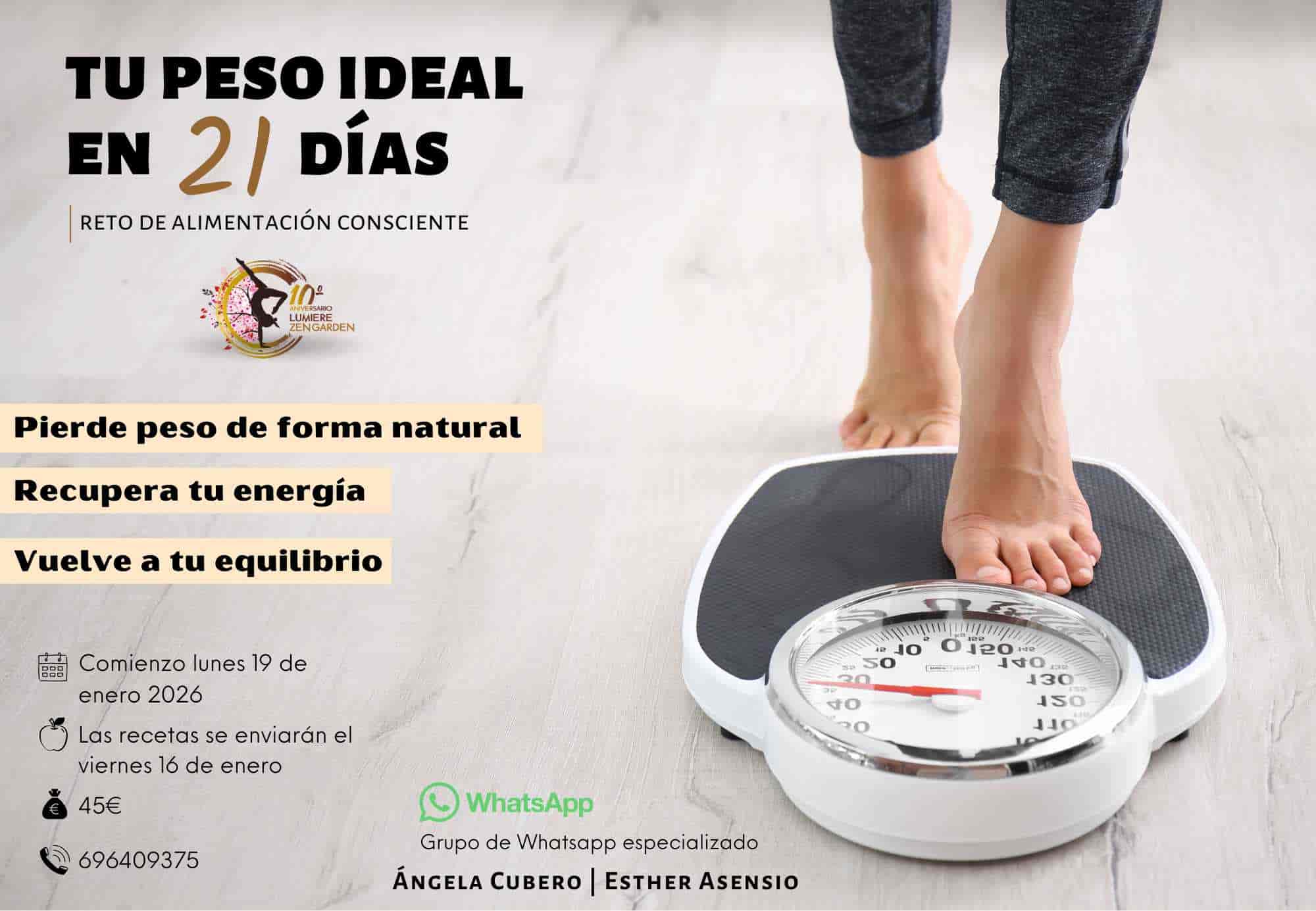 Reto detox tu peso ideal en 21 días