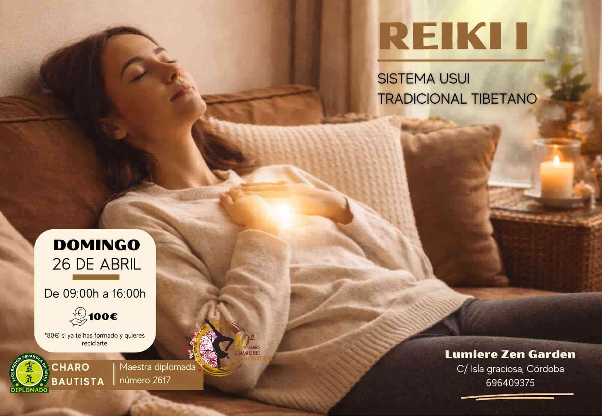 Curso de Reiki I en Córdoba