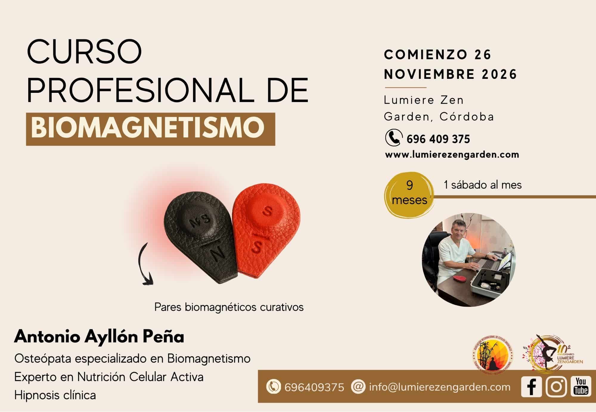 Curso profesional de Biomagnetismo en Córdoba