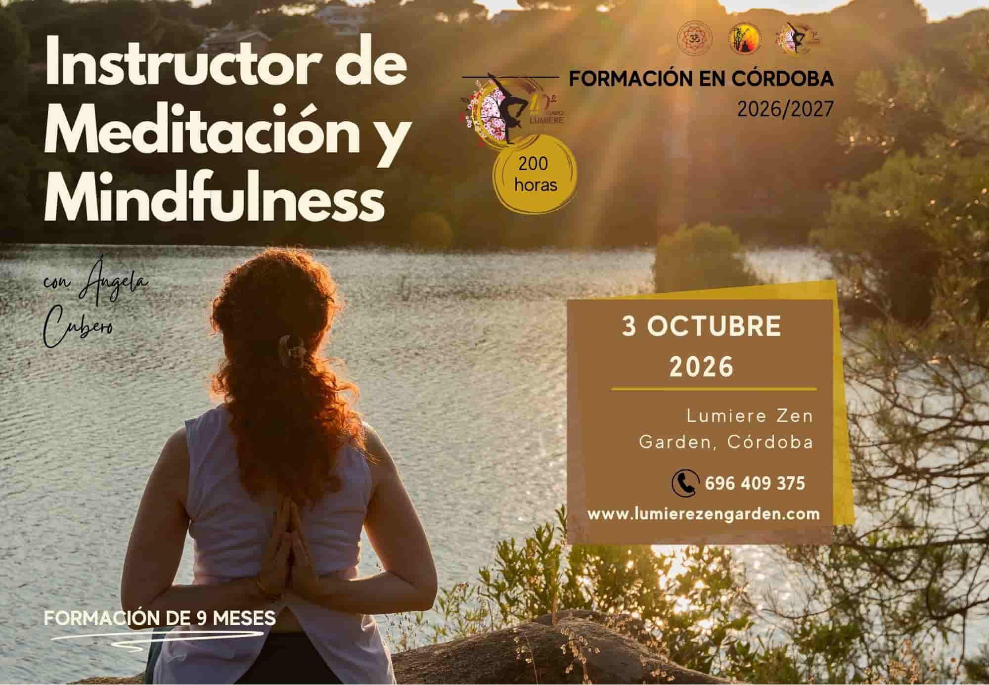 Curso instructor de meditación y mindfulness en Córdoba